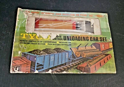 Vintage Tyco Remote Control Unloading Ore Dump Car with Load Set HO T925:898 - Image 1 of 4