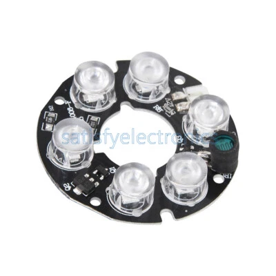 45mm 6pcs array White LED IR Leds Infrared Board for CCTV cameras night vision - Image 1 of 4