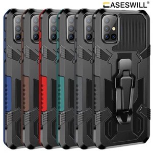 For Samsung Galaxy S25 S24 S23 S22 S21 FE Ultra Belt Clip Stand Armor Case Cover - Picture 1 of 20