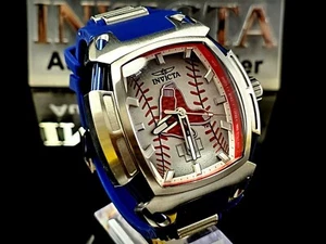 Invicta Herren 53mm MLB Diablo Tonneau Boston Red Sox blaues Armband SS Uhr - Bild 1 von 8