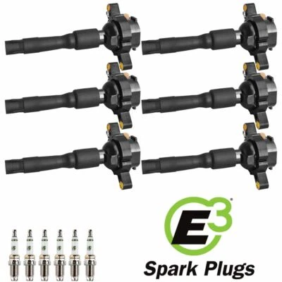 Bobina de encendido y bujía premium 6 E3 para UF534 Land Rover Freelander 2,5 L Foto 1 de 3