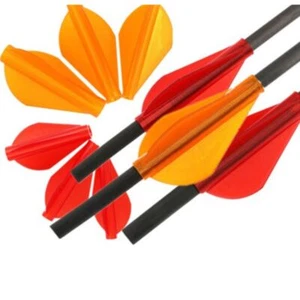 6x1.75" Integrated Arrow Feathers Vanes Shaft DIY Target Archery Shooting Target - Picture 1 of 15
