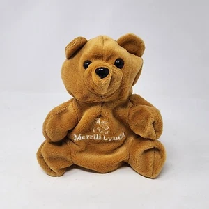 Marioneta de mano de felpa Merrill Lynch Brown Bear Bull Market - Imagen 1 de 5