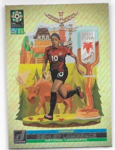 2023 Donruss Damen-Weltmeisterschaft nationale Wahrzeichen Ashley Lawrence 3 Kanada - Bild 1 von 1
