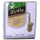 1 Box of 10 Rico La Voz (LaVoz) Reeds Alto Sax (Saxophone). Hard. RJC10HD. NEW!