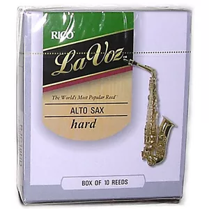 1 scatola da 10 Rico La Voz (LaVoz) Reeds sax alto (sassofono). Hard. RJC10HD. NUOVO! - Foto 1 di 1