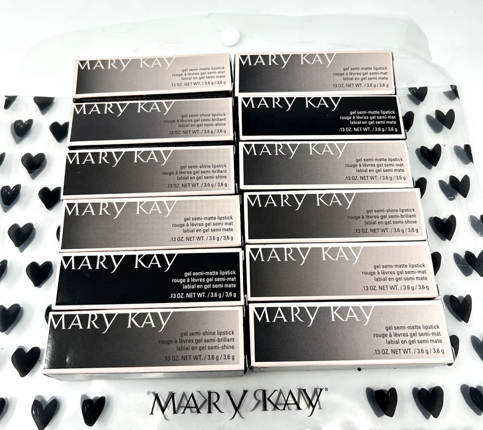 Mary Kay Gel Semi Shine Lipstick Full Size .13 Oz NEW NIB - You Pick Shade - Image 1 of 1