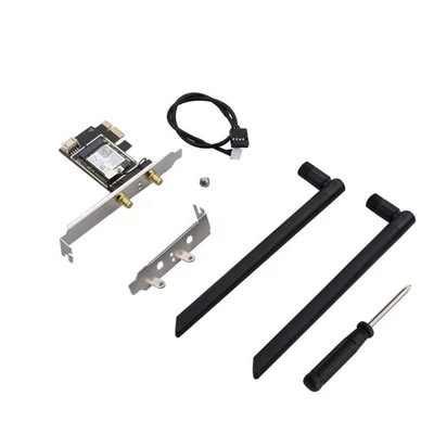 WiFi Bluetooth Network Card 6E AX210 5.3 Adapter PC TRI- Band 2.4G+5.8G+6G - Image 1 of 4