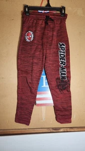 Marvel Spider-Man Boys Jogger Pants Size 7 Red Fleece Pull-On Hero Gear - Picture 1 of 3