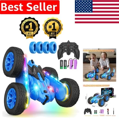Upgraded Blue Remote Control Car: 360° Stunt & Drift, Rechargeable Toys for Kids - Image 1 of 4
