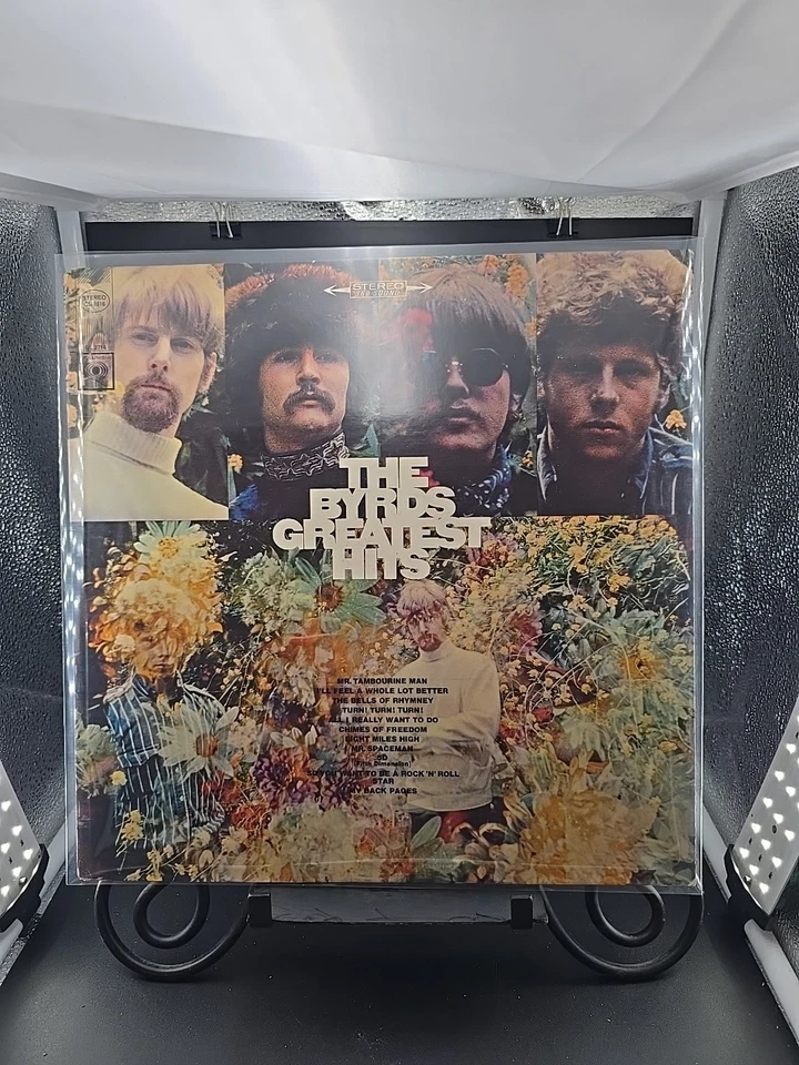 The Byrds Greatest Hits LP Columbia  Records 1967 Original Santa Maria VG+/VG+ - Image 1 of 4