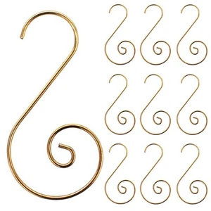 Christmas Ornament Hooks Tree Ornament Hanger Metal Wire Gold 200 PCS - Picture 1 of 5