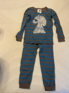 Hanna Anderson Small Foot Pajama Set 4T - Picture 1 of 2