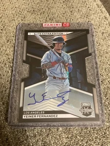 2023 Panini Elite Extra Edition - Yeiner Fernandez #115 Signatures Die-Cut /399 - Picture 1 of 2
