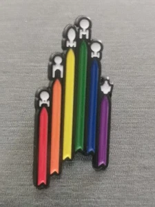STAR TREK LGBT SPOCK ENTERPRISE STARFLOTTE Pin Badge Patch Neu Hochwertig - Bild 1 von 9