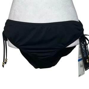 NWT Coco Reef Black Swim Bottom XL Side Cinched Ruched Tie Bottoms Swimwear - Picture 1 of 11