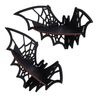  2 Pcs Mensole Galleggianti Da Parete Mensola Muro Scaffali D'angolo - Immagine 1 di 4