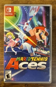 Mario Tennis Aces | Nintendo Switch 2020 Edizione USA 1a Stampa | Completo CIB - Foto 1 di 3