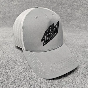 Mountain Dew Mütze Logo Cap Mtn Dew Strapback verstellbar grau weiß Trucker - Bild 1 von 19