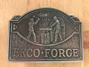 Lewis Buckles Chicago USA Ekco Forge buckle Ekco Buckle Ekco Housewares VGC - Picture 1 of 6