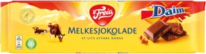 Freia Daim Melkesjokolade 200 g - Chocolate noruego con trozos de gamuza - Imagen 1 de 1