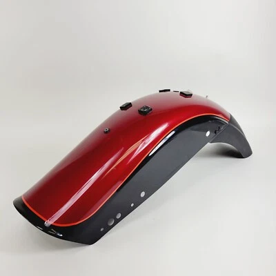 Harley-Davidson Dyna Low Rider 2007 guardabarros trasero rojo fuego peal/negro 60218-08 Foto 1 de 4