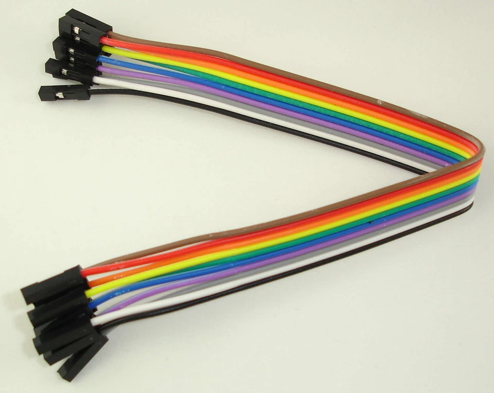 10 Dupont Prototype Cable Female/Female Hembra/Hembra 200mm Arduino - Imagen 1 de 1