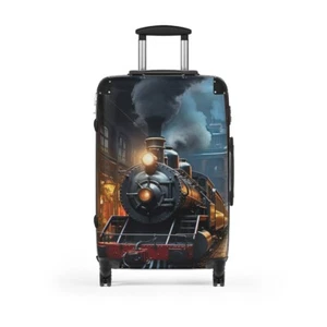 Suitcase Travel - Old City Steam Train Design  - Picture 1 of 13