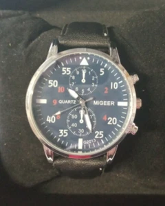 MEN'S MiGEER RENEGADE SHOCK RESISTANT QUARTZ WATCH - Picture 1 of 3