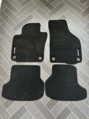 ALFOMBRILLAS COCHE VOLKSWAGEN GOLF CABRIO ORIGINALES/CONVERTIBLES 2012-2019 ¡LHD! #60 Foto 1 de 4