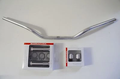 BARRACUDA KIT MANUBRIO 22/22 MANOPOLE CONTRAPPESI COLORI a SCELTA per MOTO NAKED - Immagine 1 di 4