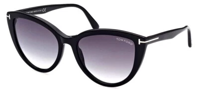 Nuevas gafas de sol auténticas Tom Ford Isabella FT0915-01B-56 de borde completo Foto 1 de 4