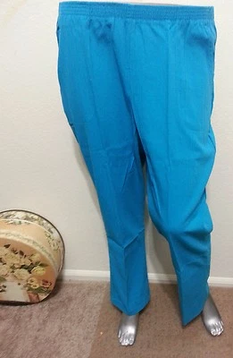 Petite Haband feminino novo com etiquetas! Calça PULL UP Casual Conforto Tamanho 18 P Cintura Elástica - Imagem 1 de 4