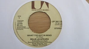 Billie Jo Spears What I've Got in Mind 7" 1976 **VG+** - Picture 1 of 1