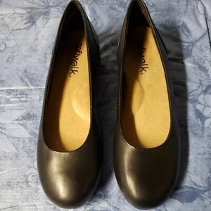 SoftWalk womens Sonoma Ballet Flat, Black, 8.5 Narrow US - Picture 1 of 17