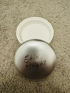 PANDORA "SHINE BRIGHT" SILVER KEEPSAKE JEWELRY BOX Ceramic - Picture 1 of 6