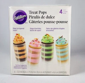 Wilton Treat Pops Juego de 4 golosinas en capas nuevas en paquete - Imagen 1 de 4