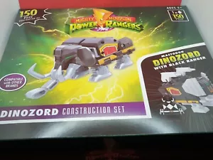 New Mighty Morphin Power Rangers Mastodon with Black Ranger Construction Set 151 - Picture 1 of 6