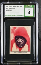 1966-67 Panini Campioni Dello Sport #391 Sonny Liston CSG 4 VALIDA BACK