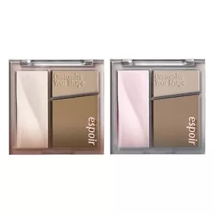 ESPOIR Tone Pairing Contour Palette 10g 2Colors With Brush K-Beauty - Picture 1 of 13