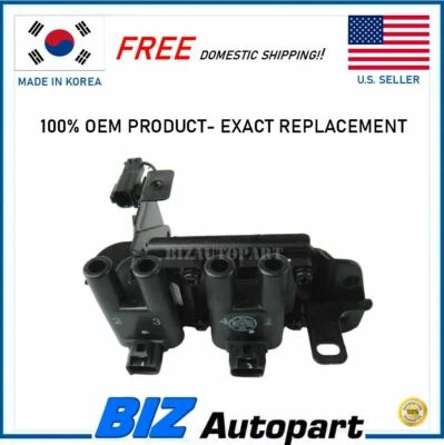 OEM DENSO Ignition Coil for 2001-2005 Hyundai Accent 1.6L DOHC # 27301-26600 Foto 1 de 4