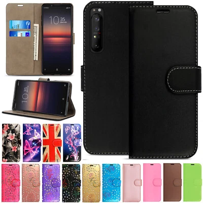 Case For Sony Xperia XZ Premium XZ1 XZ2 XZ3 XZ4 XZ5 Flip Wallet Leather Cover - Image 1 of 4