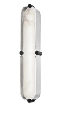 Hudson Valley Tribeca 小号 Led 浴缸支架,镍/黑色 - 2916-BN-BK — 第 1/4 张图片