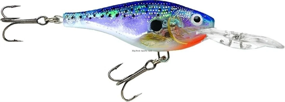 Rapala Glass Shad Rap Crankbait 2" 5/16 Oz Glass Blue Shad Suspending GSR05GBSD - Image 1 of 1