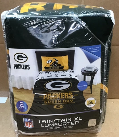 Green Bay Packers Comforter Bedding Set Twin-XL Cover