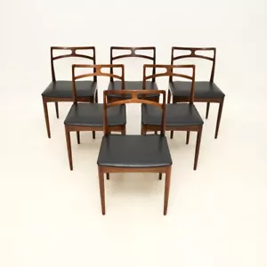 Set of Six Danish Rosewood Model 94 Dining Chairs by Johannes Andersen - Picture 1 of 8