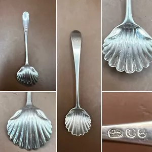 CUCCHIAIO SALE/CONDIMENTO INGLESE GEORGIANO ARGENTO STERLING, LONDRA 1809 - Foto 1 di 9