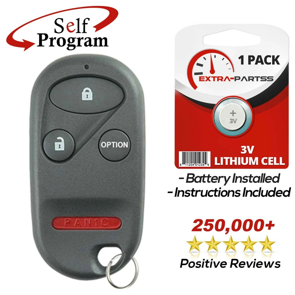 For 1997 1998 1999 2000 2001 Honda CR-V Keyless Entry Key Remote Fob - Image 1 of 4