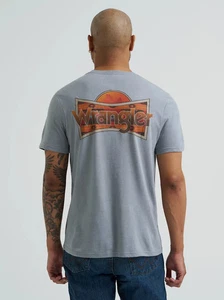 Camiseta Western manga corta Wrangler, Wrangler 112365283. Nuevo con etiquetas. Gris Muchas tallas - Imagen 1 de 2
