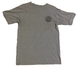 Vans Off The Wall Logo Front And Big Logo on Back T-shirt Gray SIZE Med EUC - Picture 1 of 8